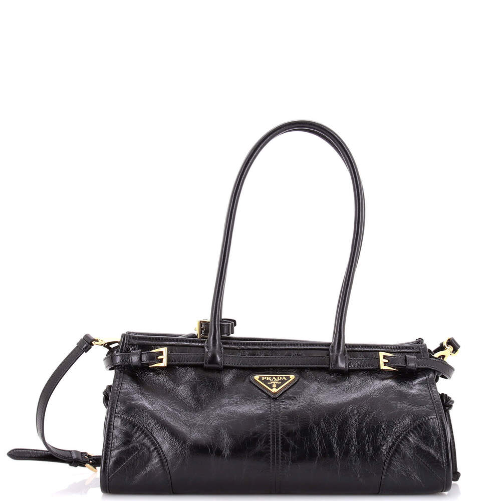 Prada Medium Bonnie Handbag Vitello Shine